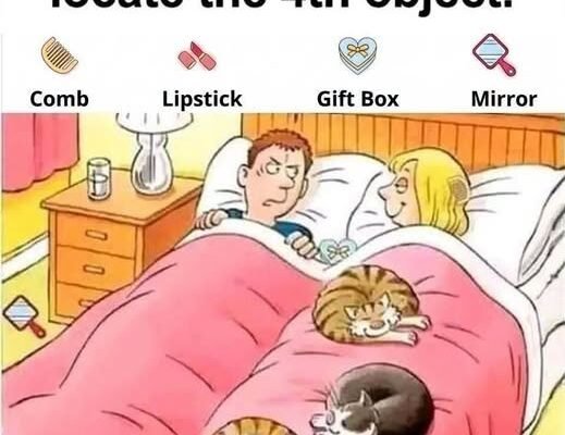 Can You Spot the 4 Secret Objects Hidden in This Bed?