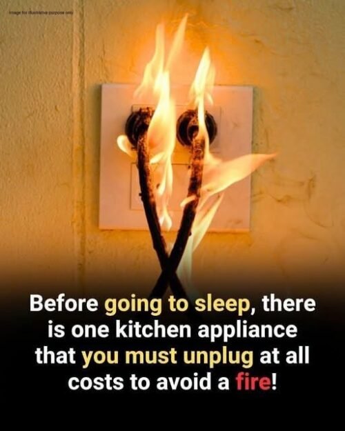 Electrical fire originating from a double wall outlet with burning appliance power cords
