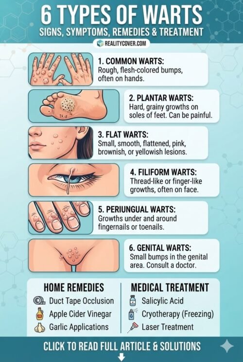 How to Get Rid of Warts: A Complete Guide to Treatments and the 7 Types of Warts