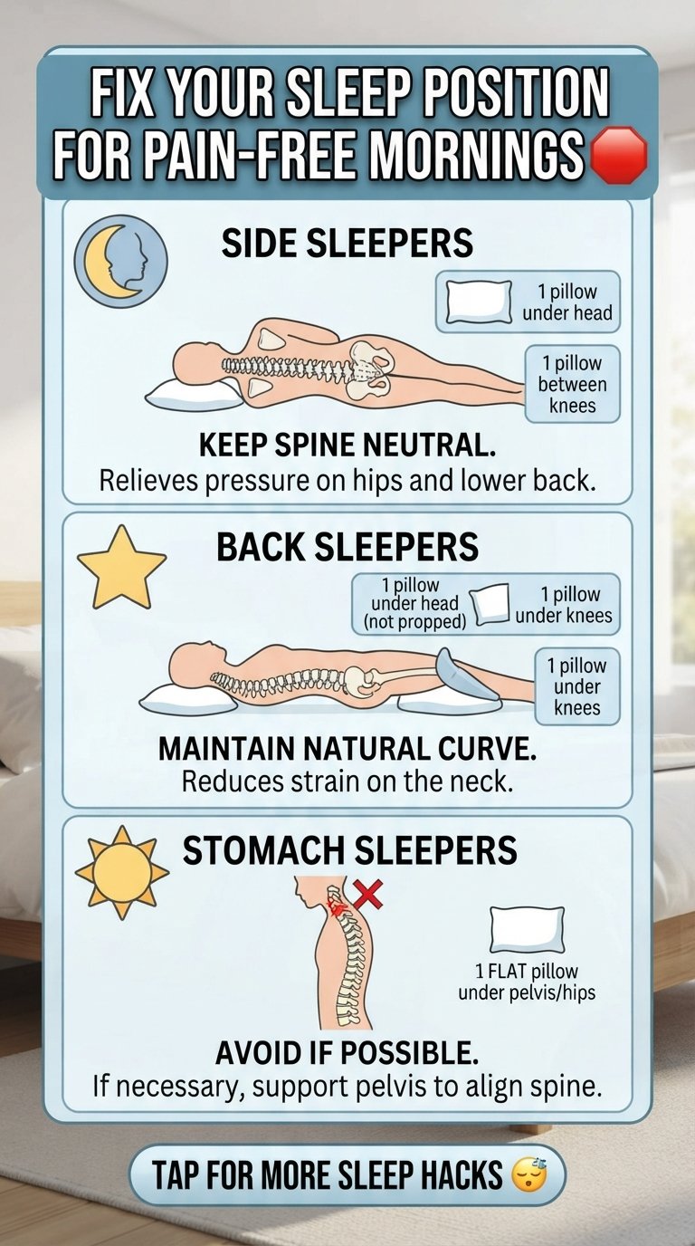 The Science of Sleep Posture: How to Optimize Your Sleeping Position for Pain-Free Mornings